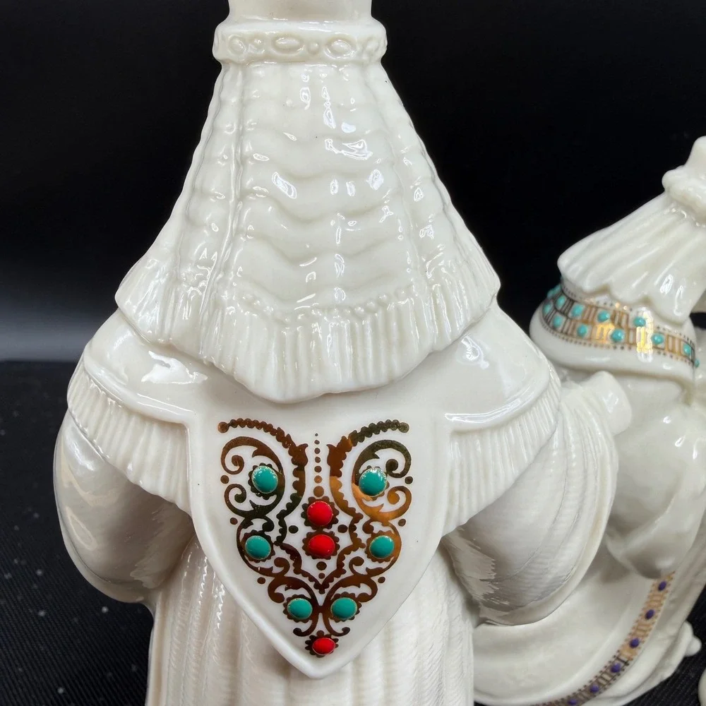 Lenox China‎ Jewels Three Kings Nativity Set Balthazar Gaspar Melchior 1994 NEW